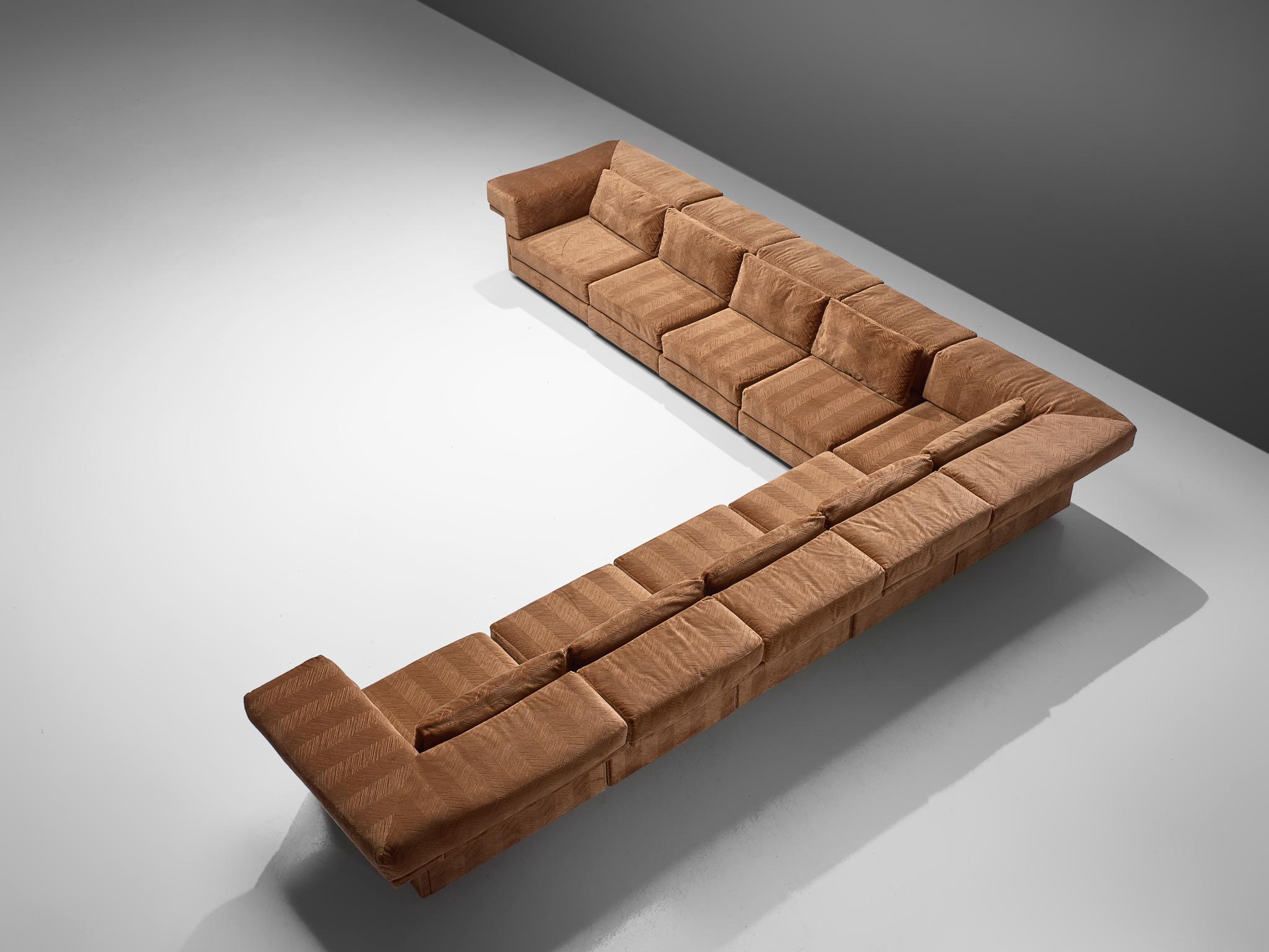 camel fabric sofa