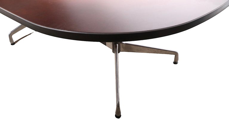 Large Segmented Base Eames for Herman Miller Conference Dining Table 7