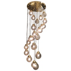 Large Seguso Murano Suspension, Italy, circa 1970-1980