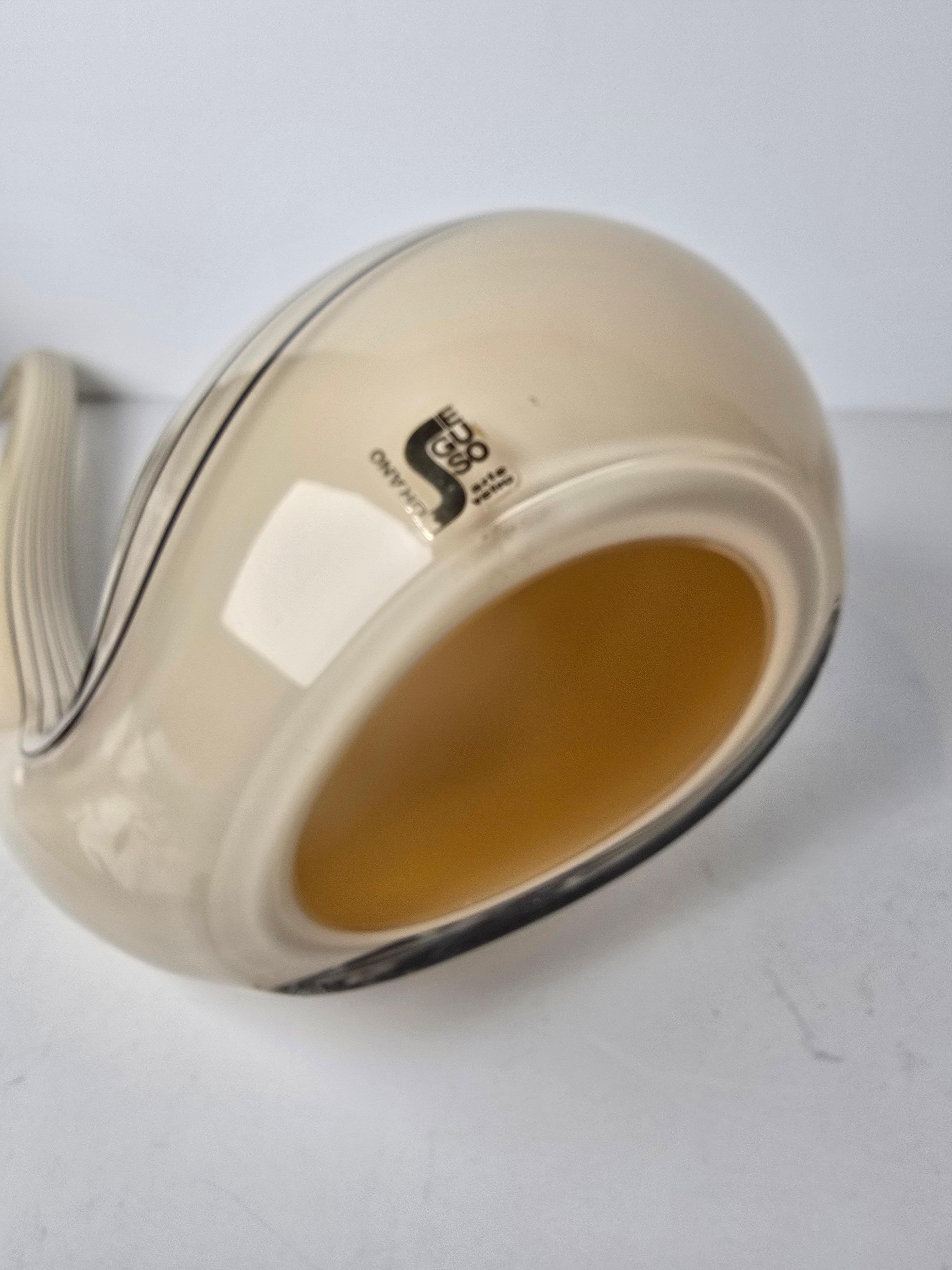 XX secolo Grande scultura di uccello cigno di Murano di Seguso, metà del secolo scorso. in vendita