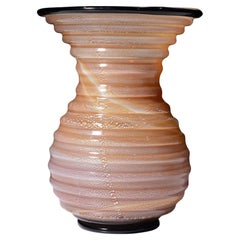 Large Seguso Vetri D'Arte Vase, Murano