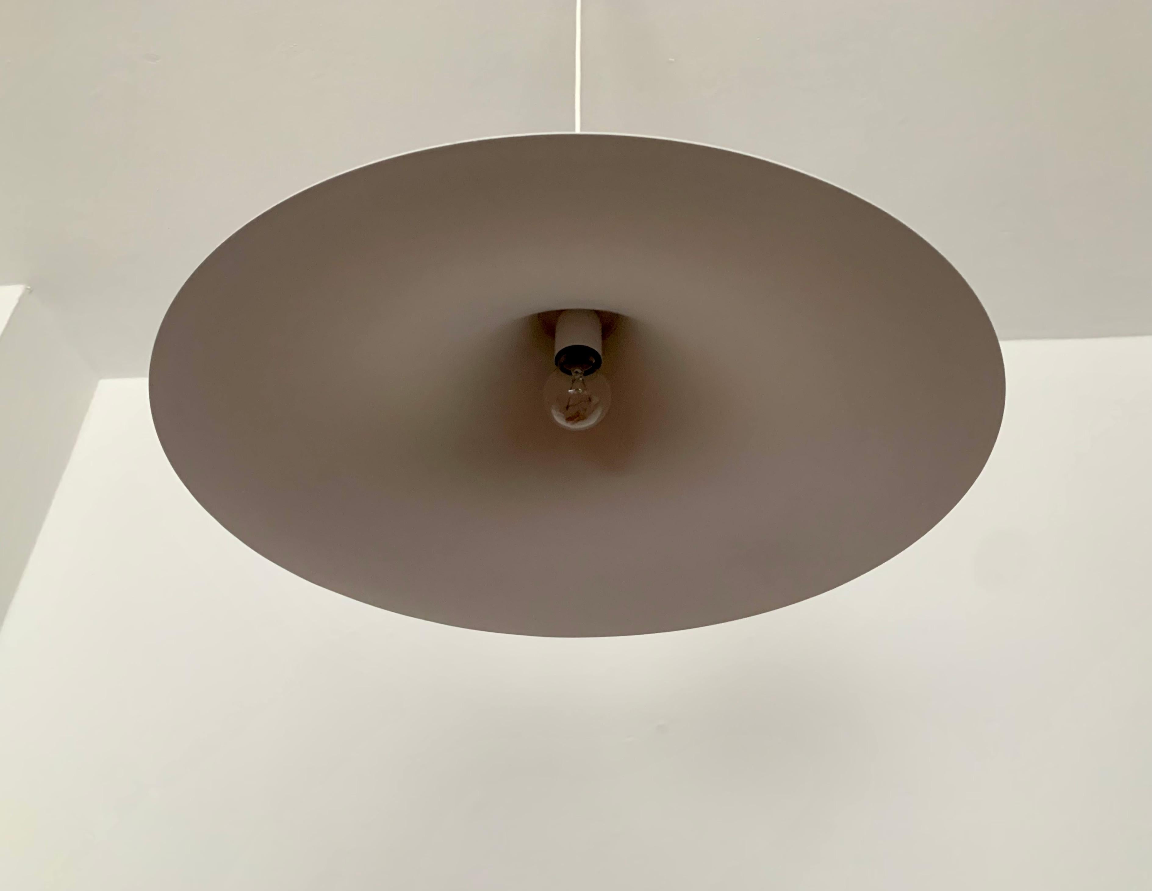 Large Semi Pendant Lamp by Bonderup and Thorup for Fog and Morup In Good Condition For Sale In München, DE