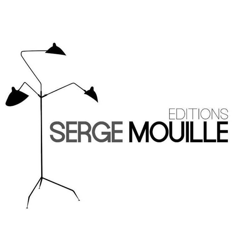 Large Serge Mouille 'Snail' Ceiling Lamp For Sale 1