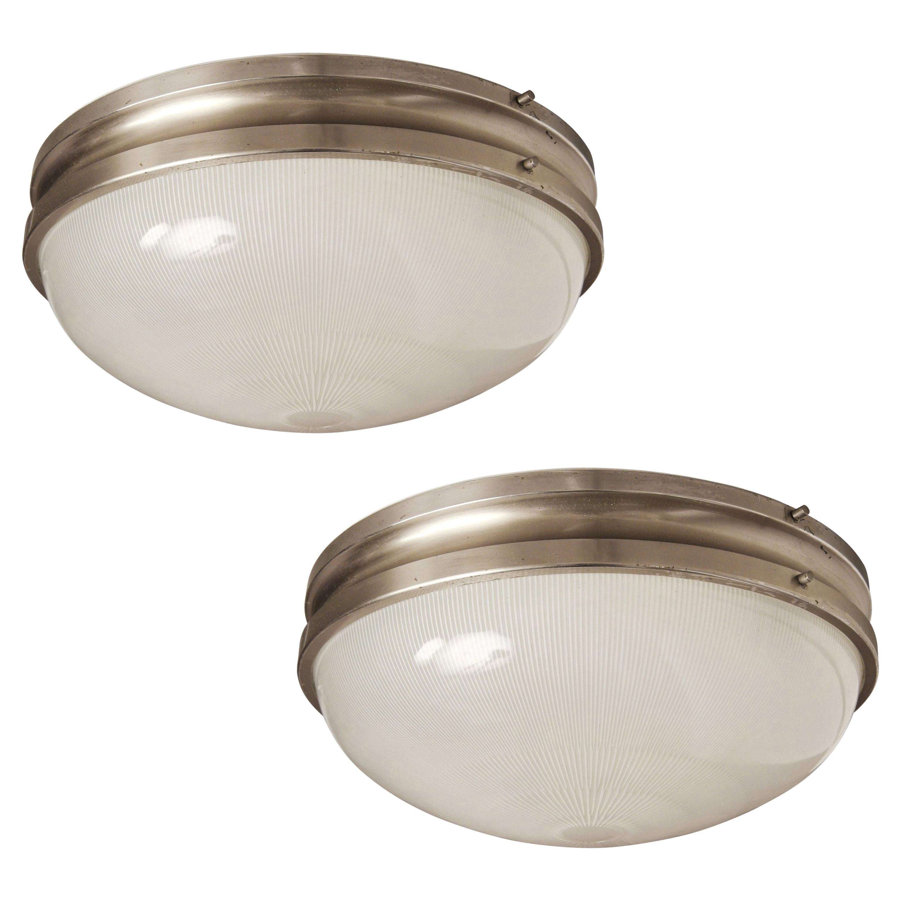 Large Sergio Mazza 'Sigma' Wall or Ceiling Light for Artemide, 1960s