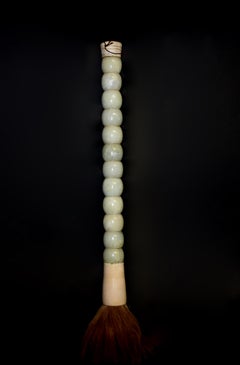 Large Jade Calligraphy Brush 21" Long
