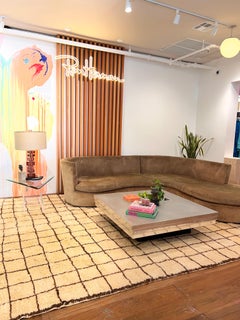 Large serpentine modular sofa by Roche Bobois, late 20th century