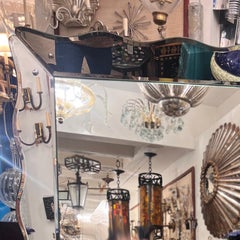 Large Serpentine Venetian Mirror