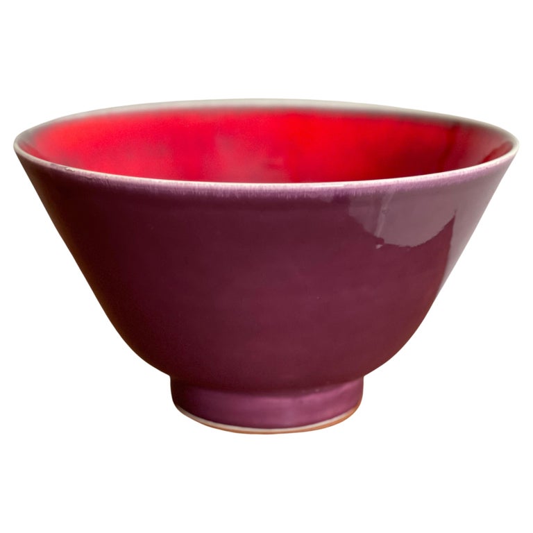 Large Serving Centerpiece Ceramic Bowl by Alvino Bagni for Raymor For Sale at 1stDibs