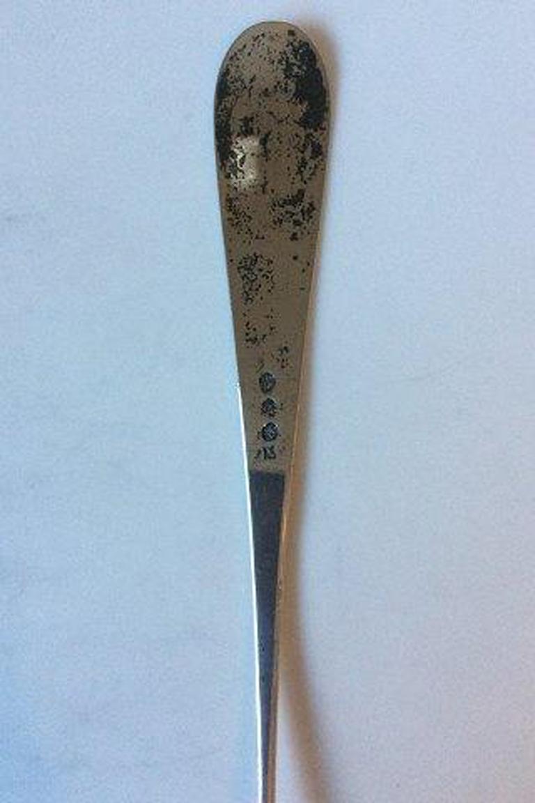 Large Serving Spoon in Silver In Good Condition For Sale In Copenhagen, DK