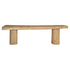 Retro Large Serving Table Made From Reclaimed Elm Architectural Elements