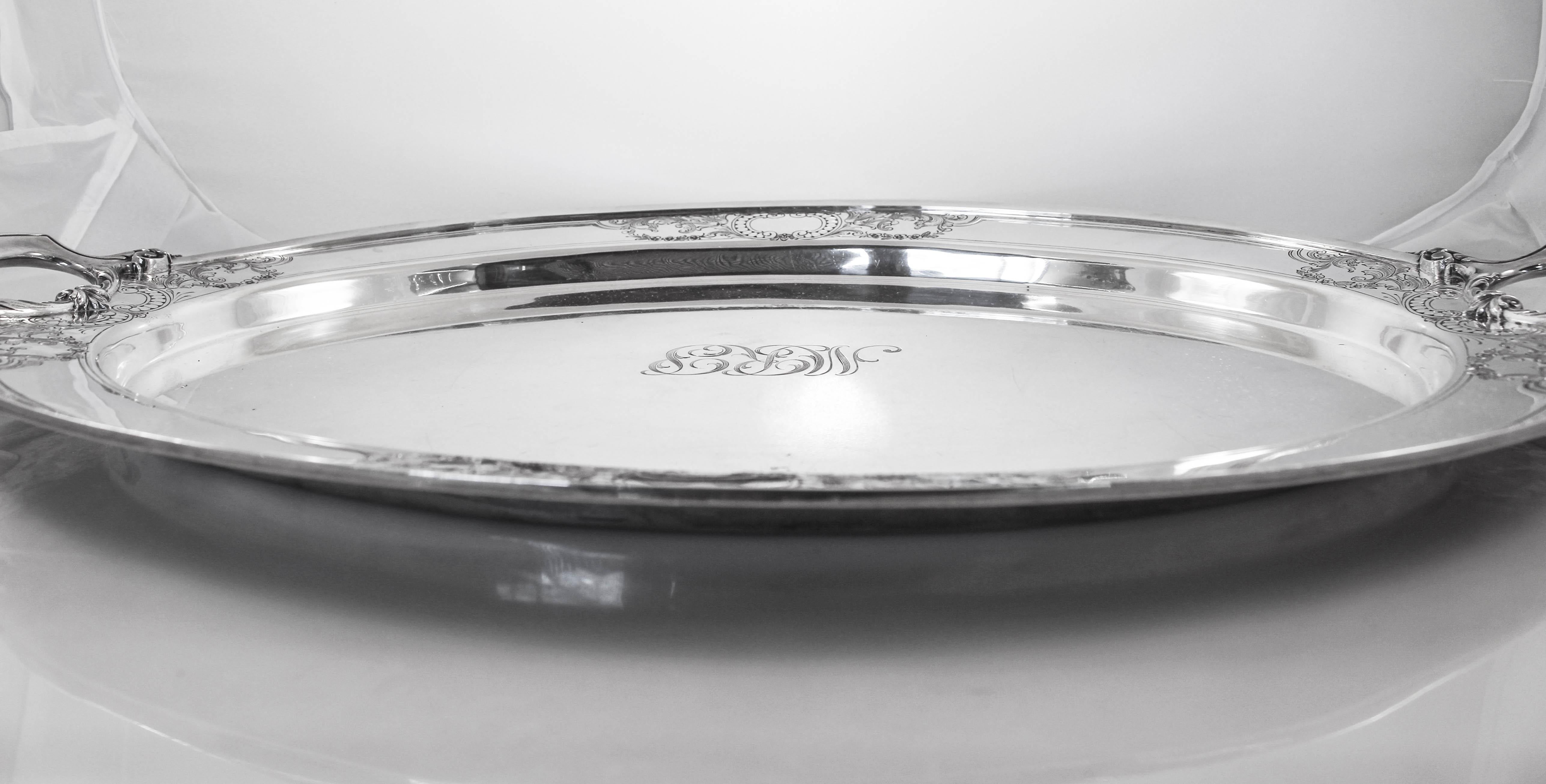 Mid-20th Century Large Serving Tray For Sale