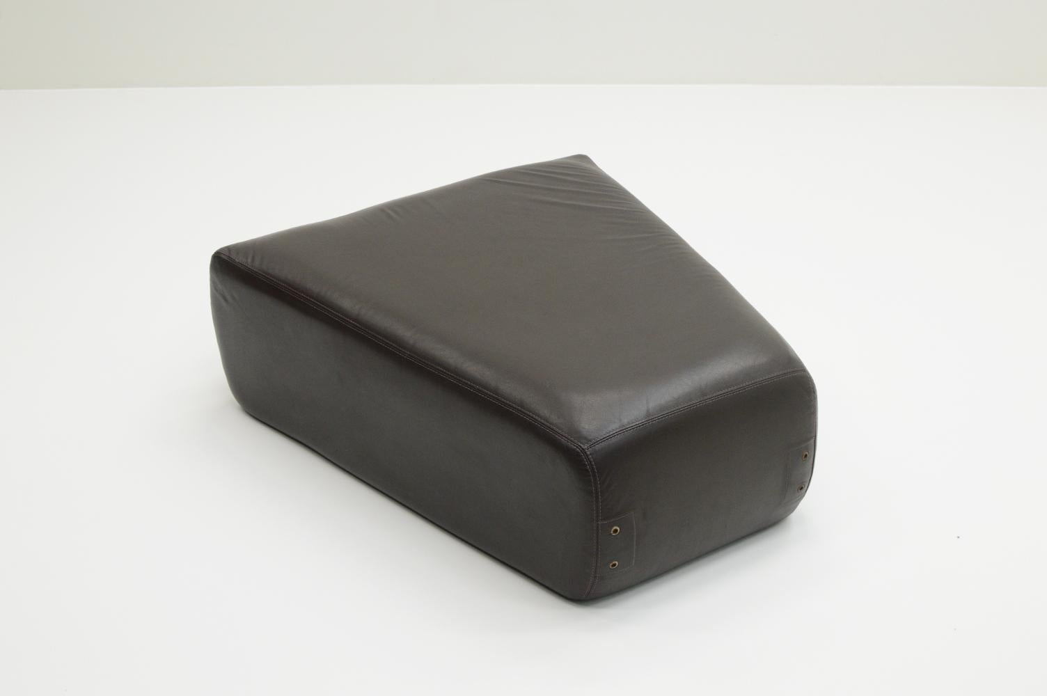 Large set curved modular sofa, 1970s France. 1
