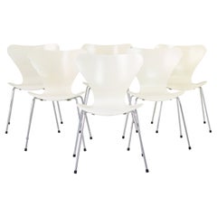 Large Set Dining Chairs by Arne Jacobsen for Fritz Hansen, Denmark 1980’s