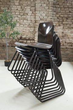 Großes Set niederländischer Galvanitas S23-Stühle aus der Jahrhundertmitte, 1960er Jahre, einzeln verkauft