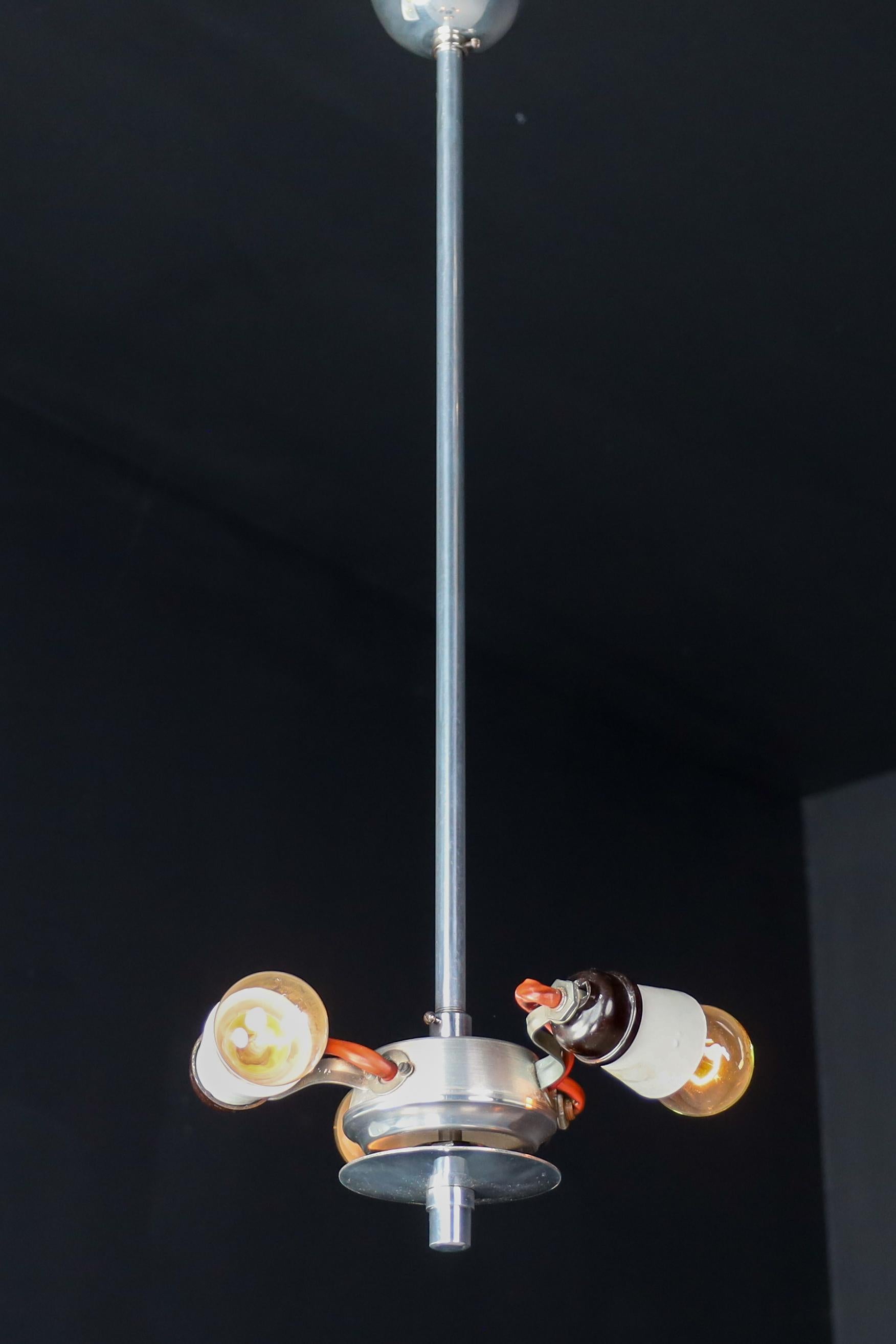 Grande lampe suspendue en verre du milieu du siècle, Exposition universelle de Bruxelles 1958  en vente 8