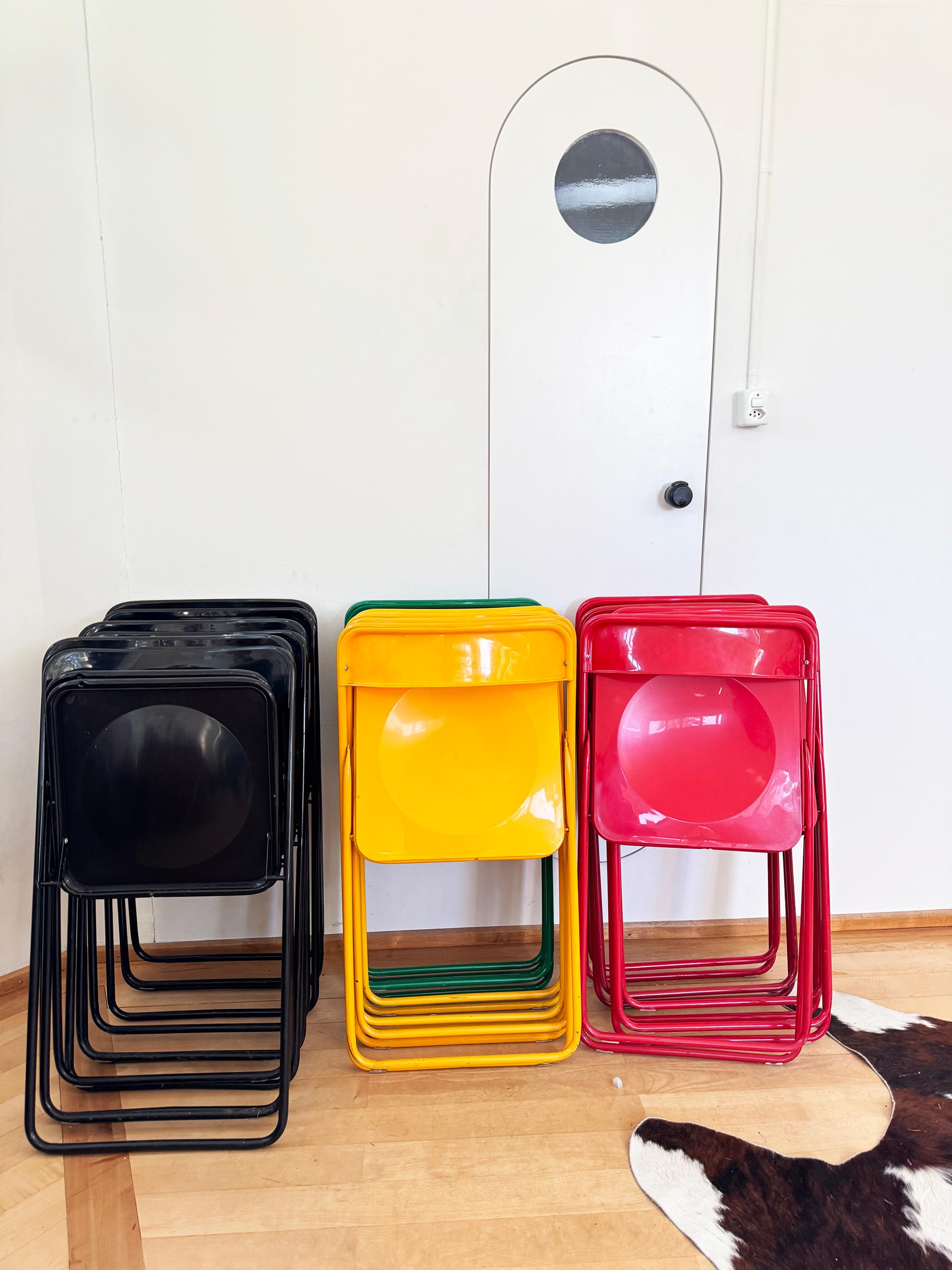 Late 20th Century Large Set of 17 Postmodern 1980s Vintage Nils Gammelgaard for Ikea Colorful 