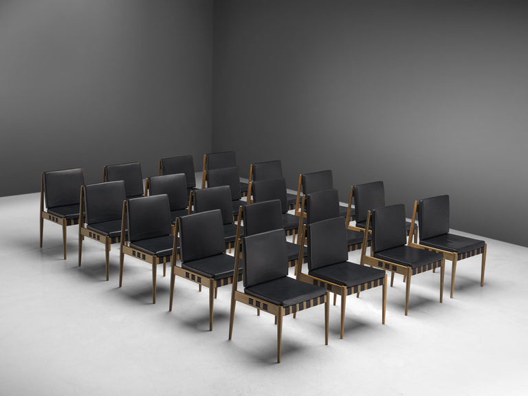 Large Set of 20 "Berlin" Chairs by Egon Eiermann For Sale at 1stDibs