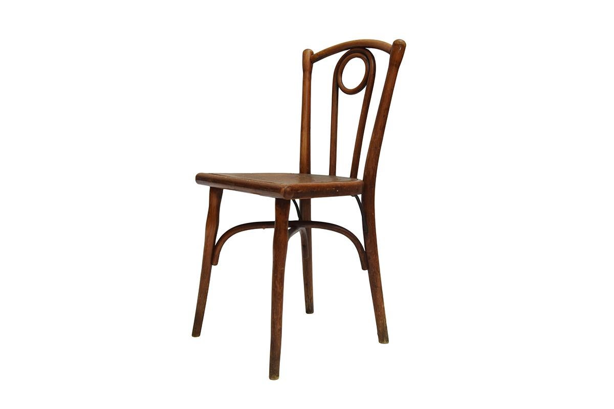 Large Set of 22 Bistro Dining Chairs by Thonet Vienna, before 1921 For Sale 2