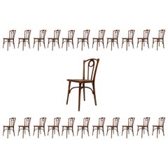 Large Set of 22 Bistro Dining Chairs by Thonet Vienna, before 1921