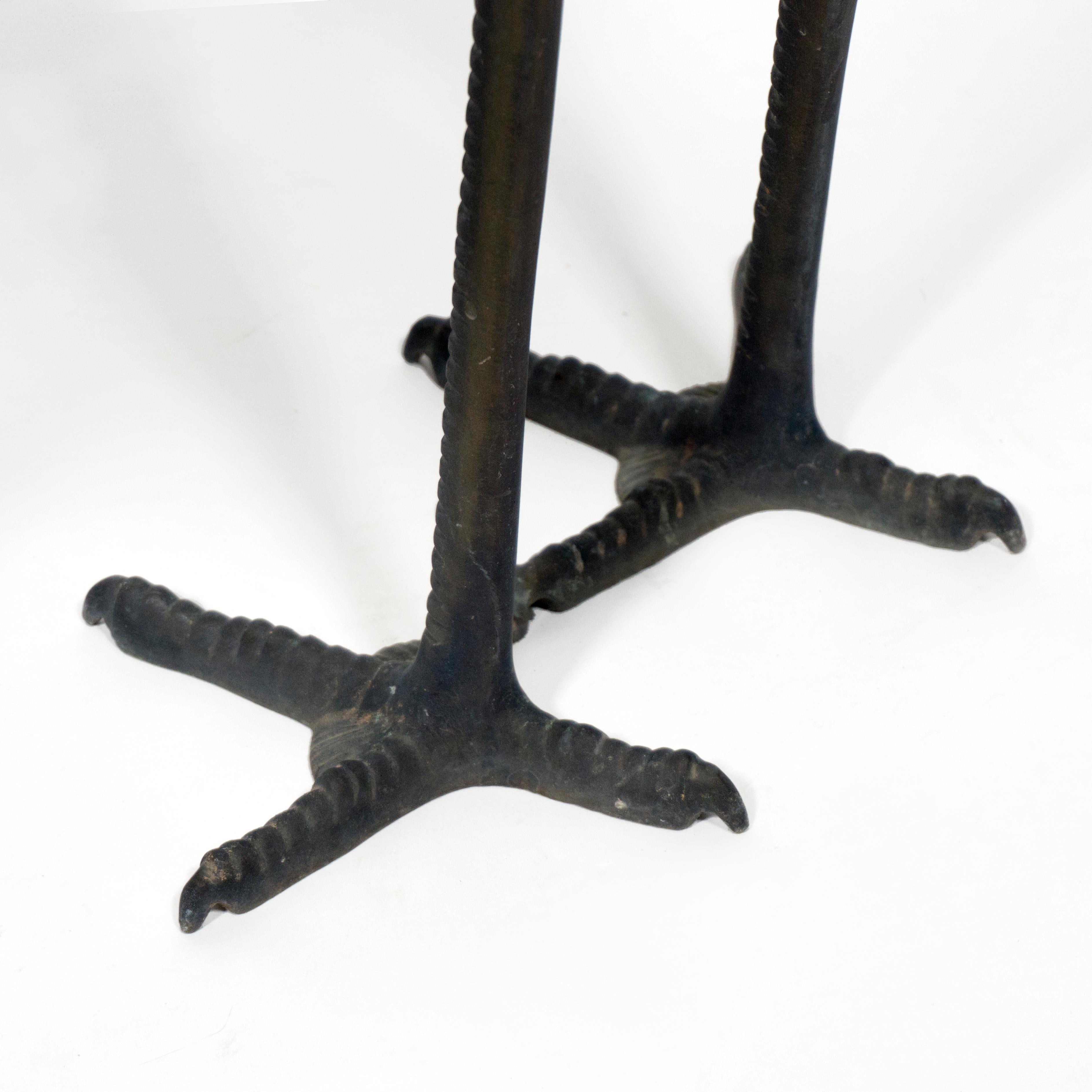 Large Set of 3 Mid Century Life Size Heron Crane Family Bronze Sculptures, 1970s 5