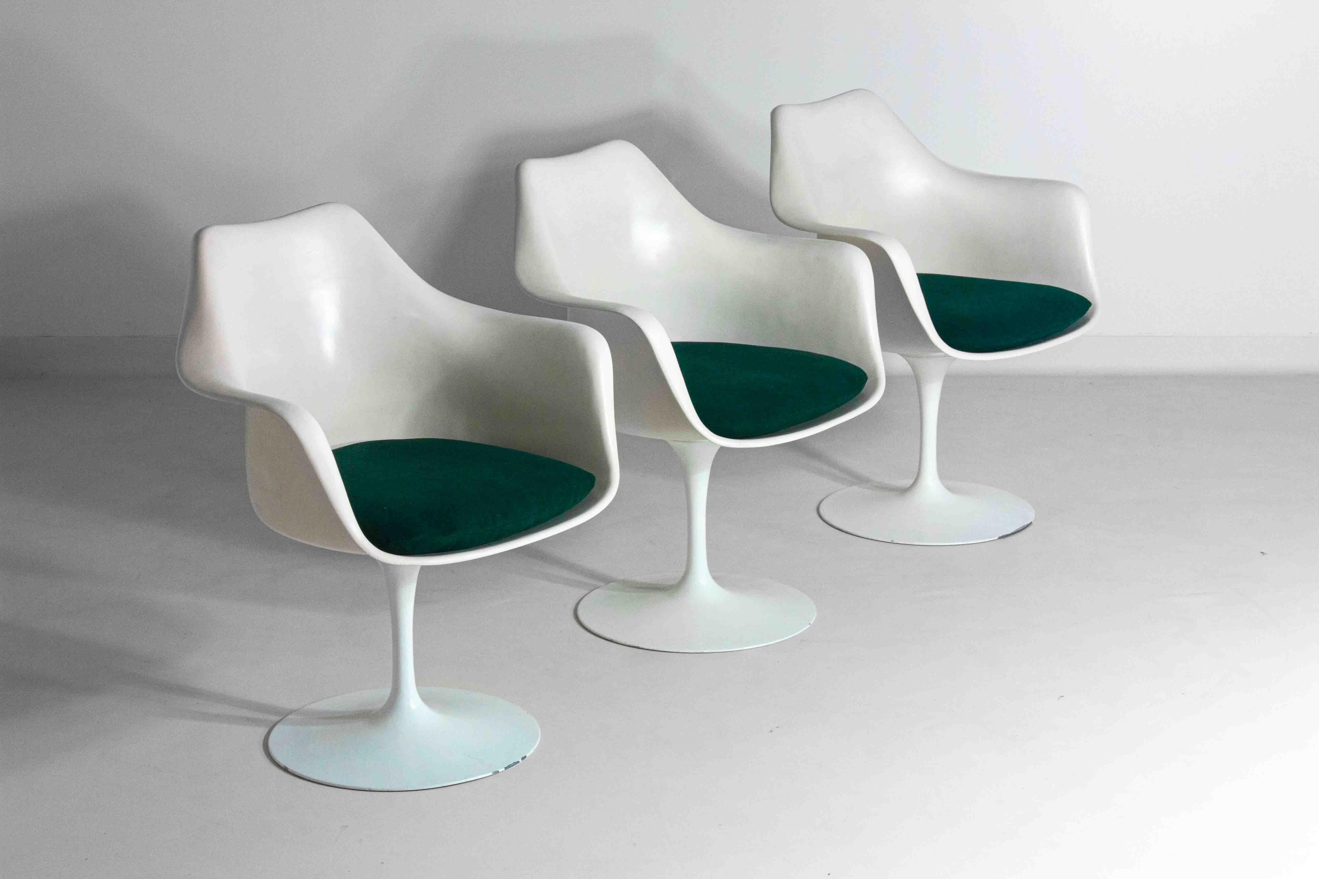 Grand ensemble de 8 fauteuils tulipe d'Eero Saarinen pour Knoll International, 1970 en vente 2