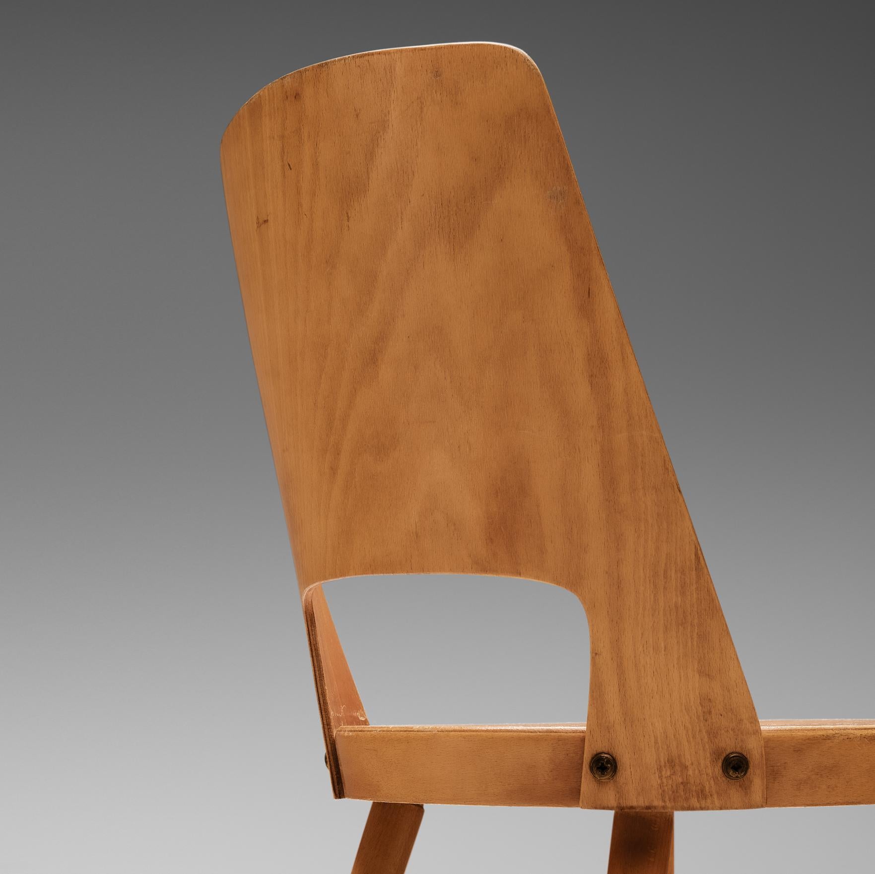 20th Century Large Set of Baumann 'Mondor' Chairs