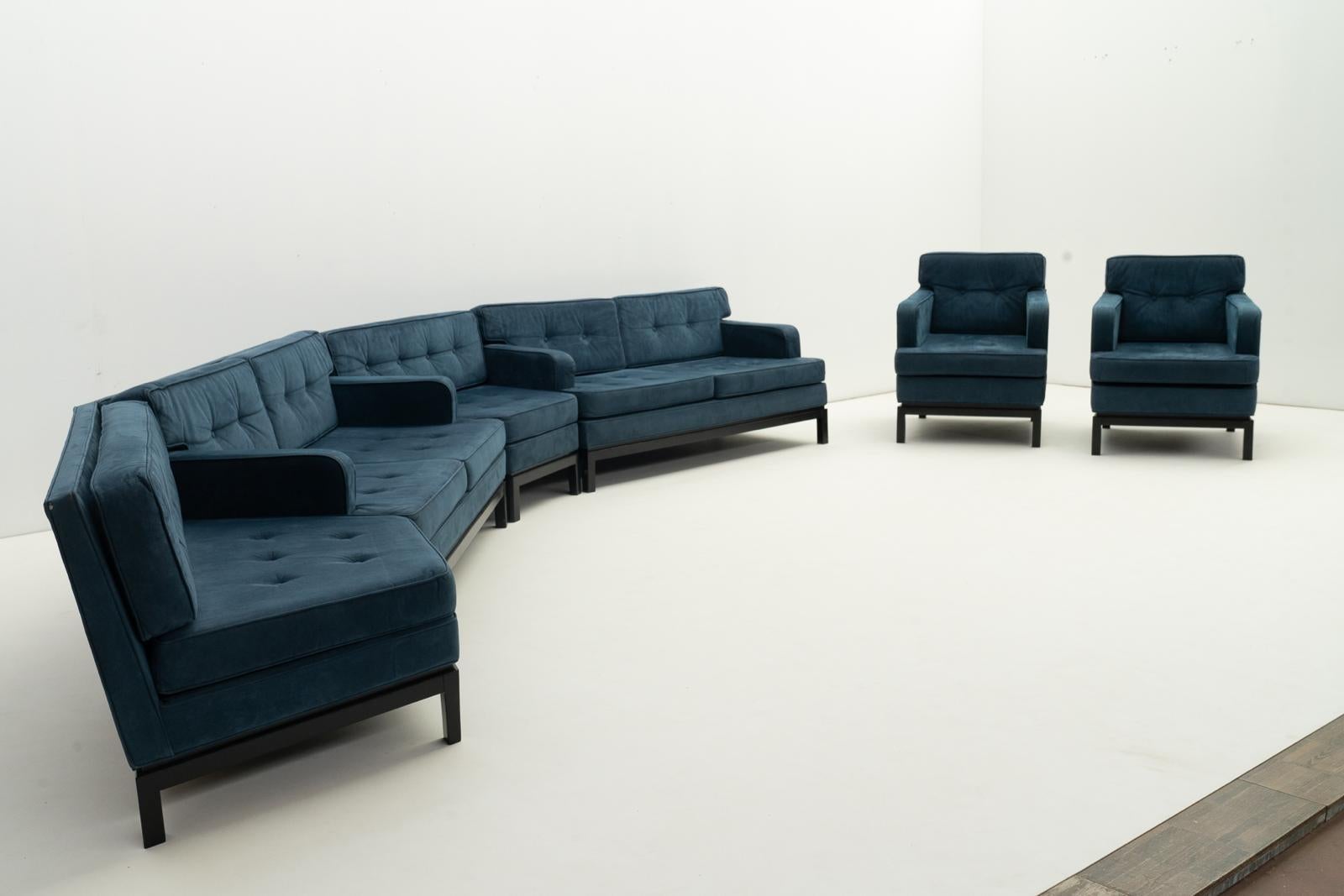 Mid-Century Modern Grand ensemble de suites royales belges  par Jules Wabbes en vente
