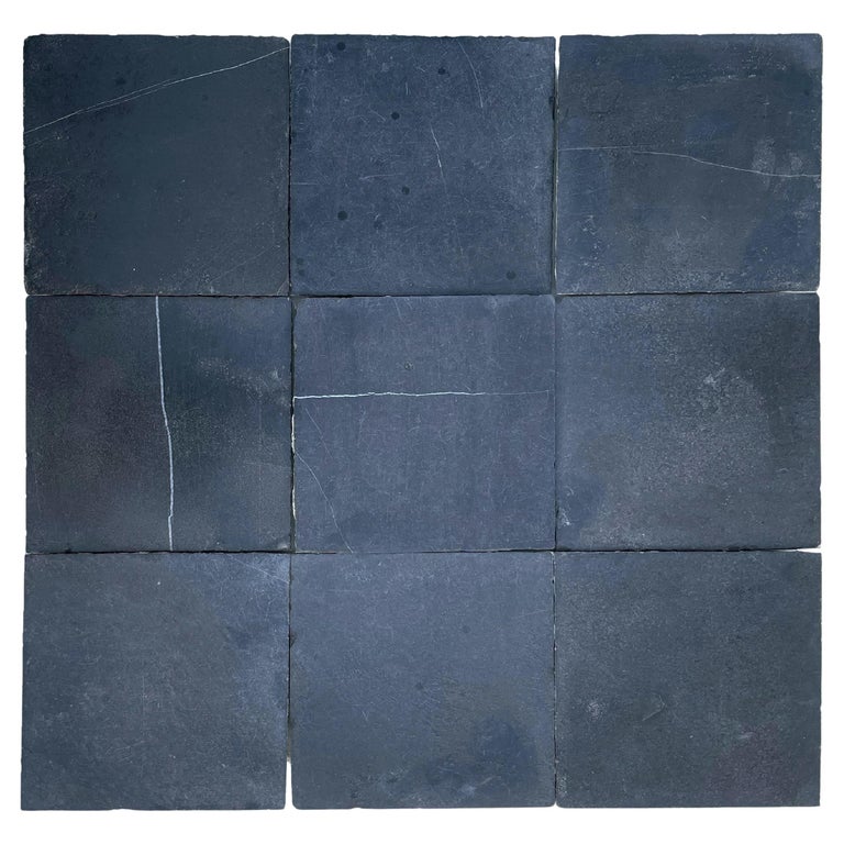 Large Set of Black Stone Tiles For Sale at 1stDibs