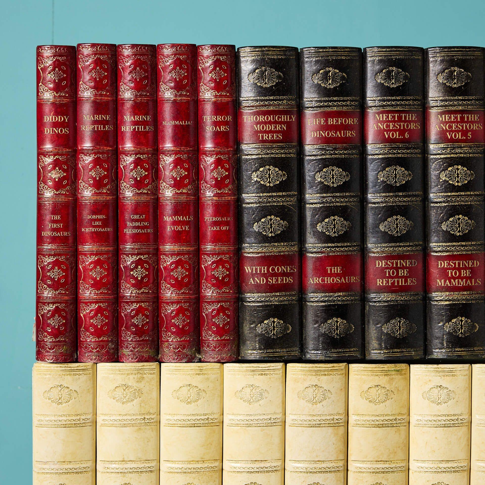 Resin Large Set of Faux Book Props For Sale