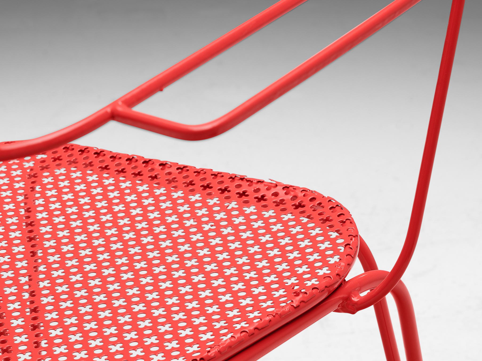 Grand ensemble de chaises de patio italiennes de différentes couleurs en vente 6