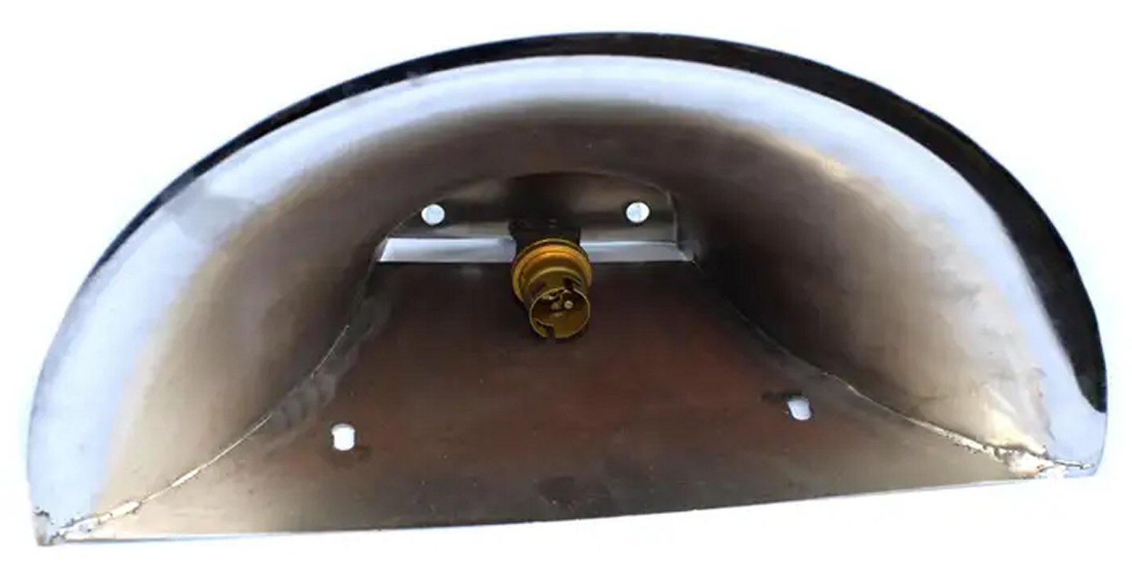 Grande set di tre luci da parete a tromba in vetro e cromo Art Déco per il cinema in vendita 1