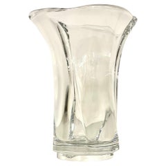 Large Heavy Sèvres Crystal Vase