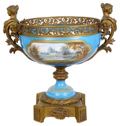 Large Sevres style comport, circa 1880.