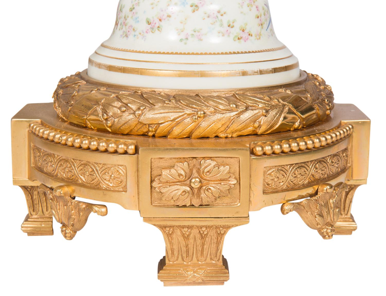 Large Sevres Style Garniture, 19th Century For Sale 2