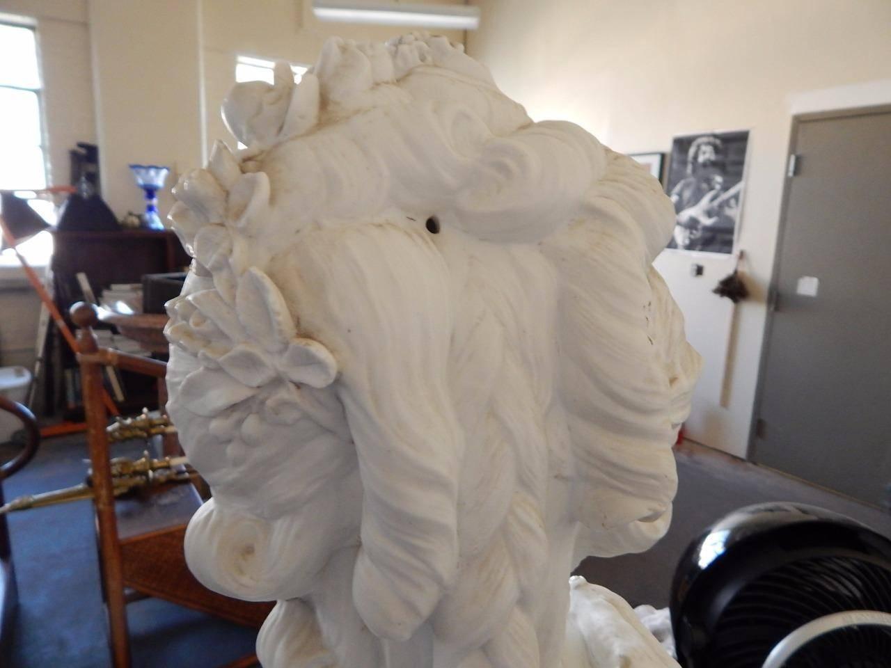 Large Sevres Style Parian Bust of Marie Antoinette 3