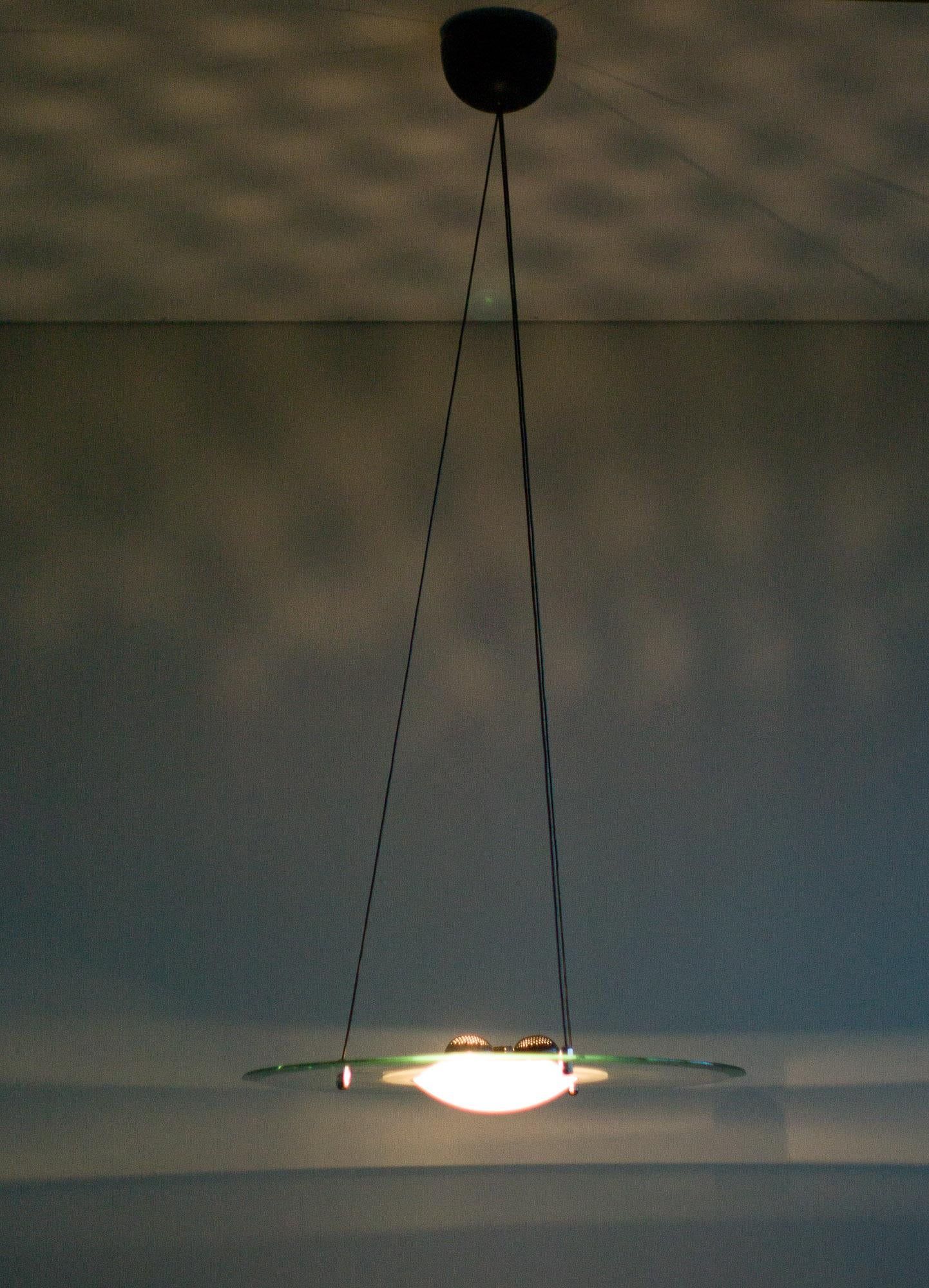 italien Grande lampe à suspension Sguish de Fabio di Bartolome
