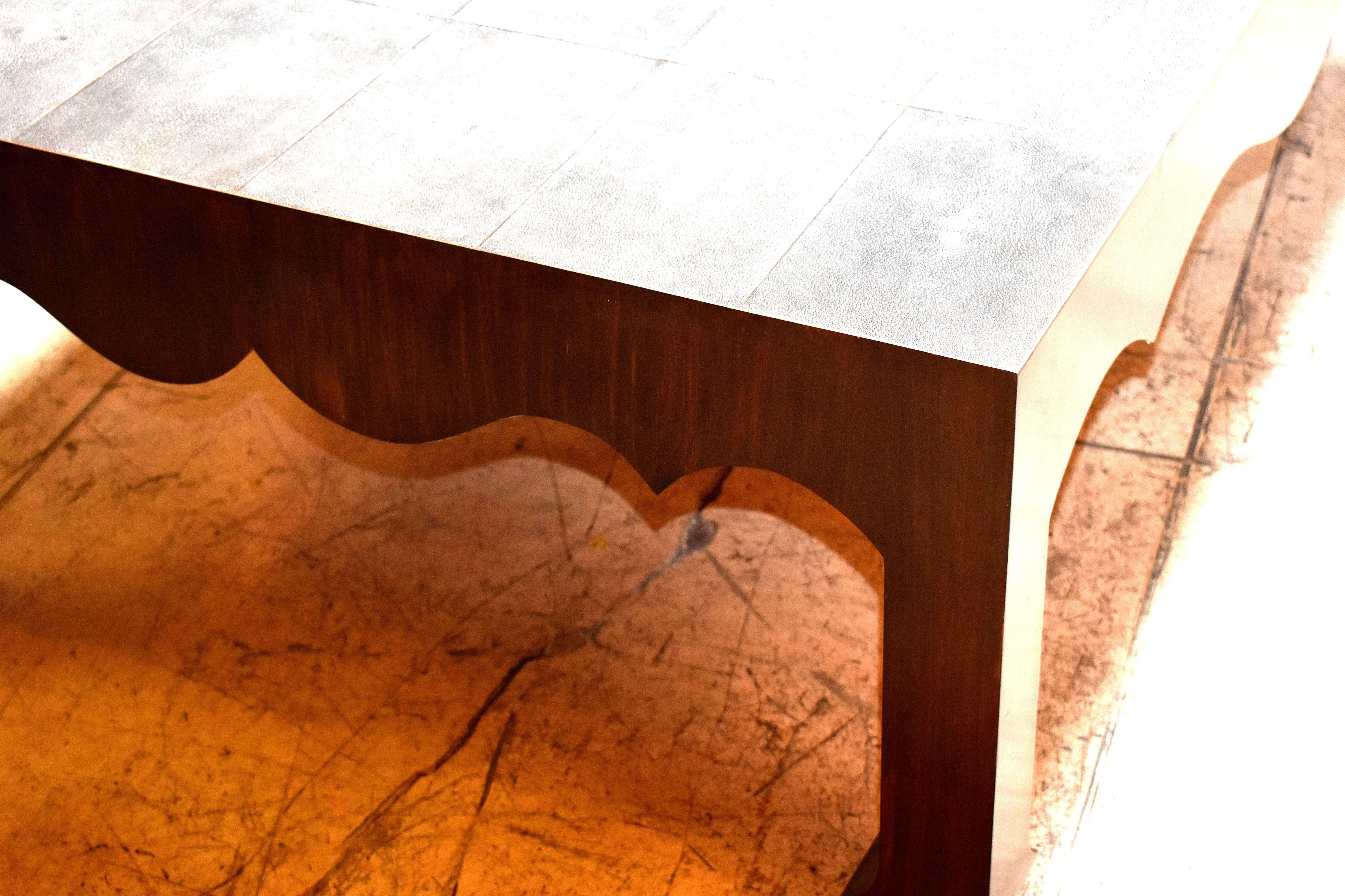 Contemporary Large Shagreen Coffee Table