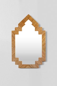 Grande specchio "Shanghai" di Vivai del Sud, Italia anni '70