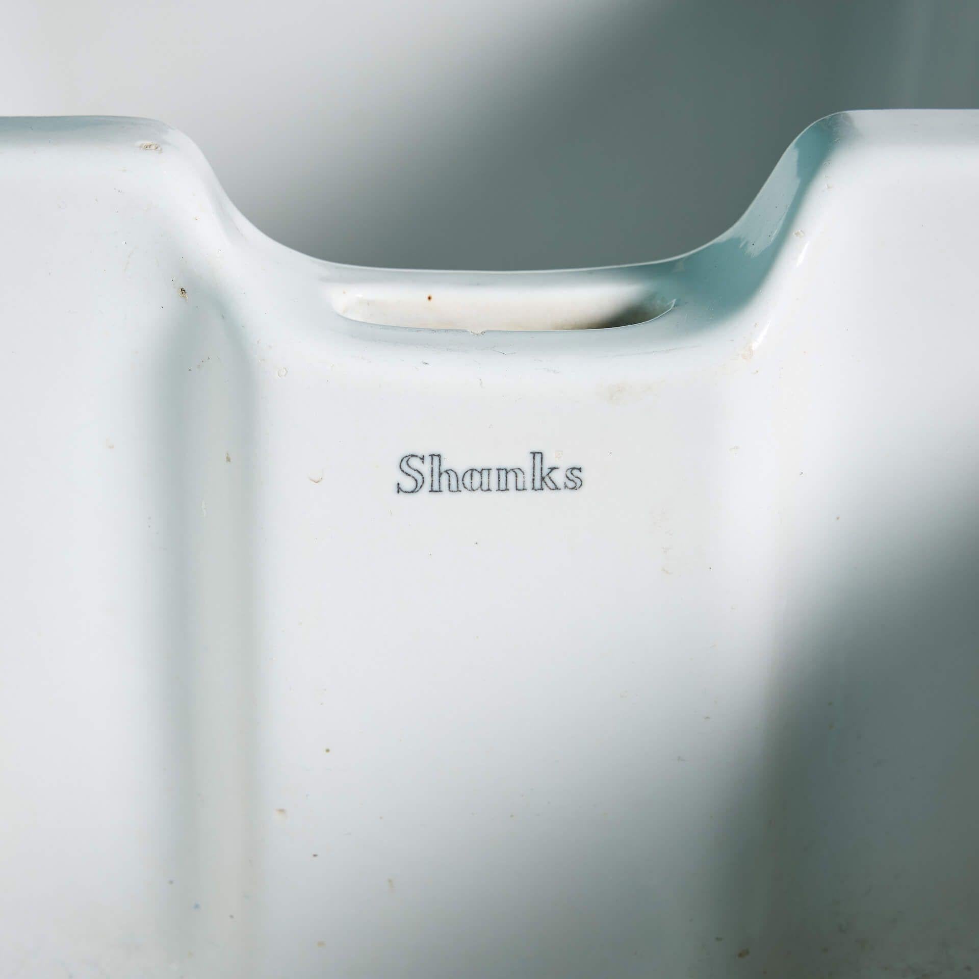 Edwardian Large Shanks & Co Double Utility Sink For Sale