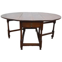 Antique Large Shape-Shifting French Baroque Table