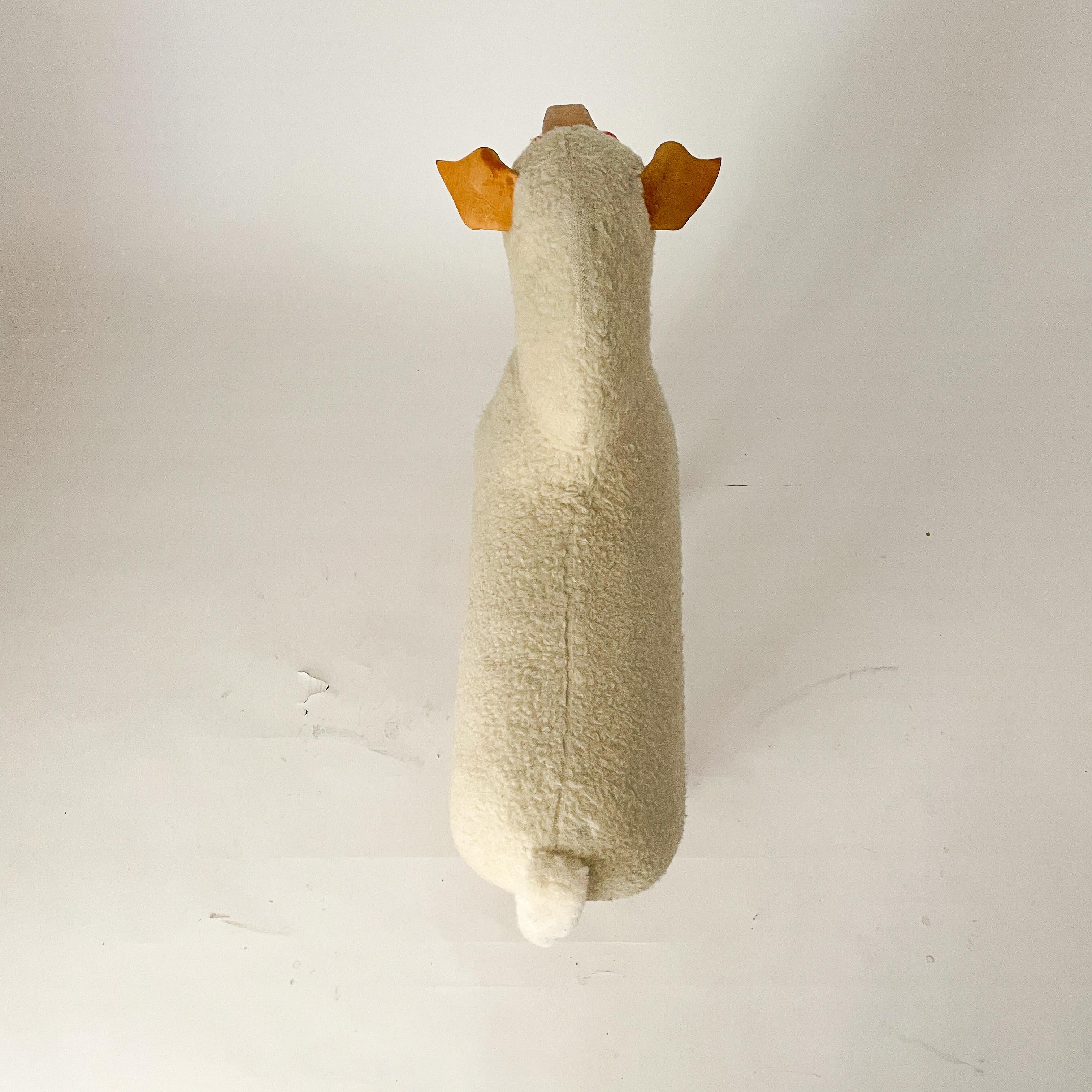 Late 20th Century Large Sheep Sculpture by Hanns-Peter Krafft for Meier C. 1980's For Sale
