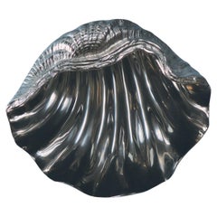 Large Shell-Shaped Bowl in Metal