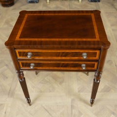 Large Sheraton End Table