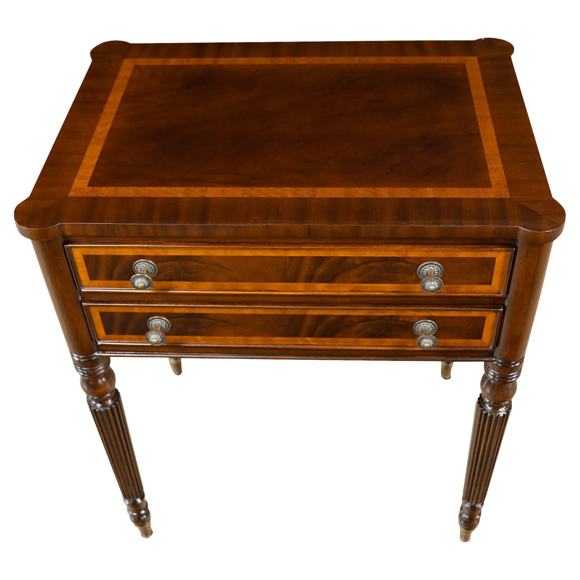 Large Sheraton End Table