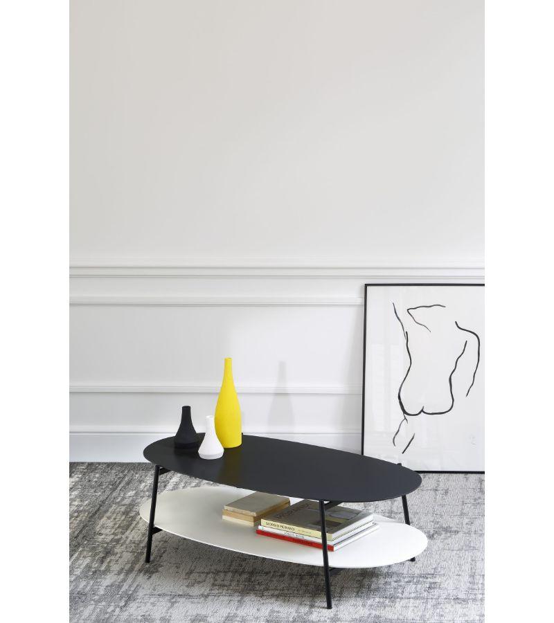 Lacquered Large Shika Coffee Table by A+A Cooren For Sale
