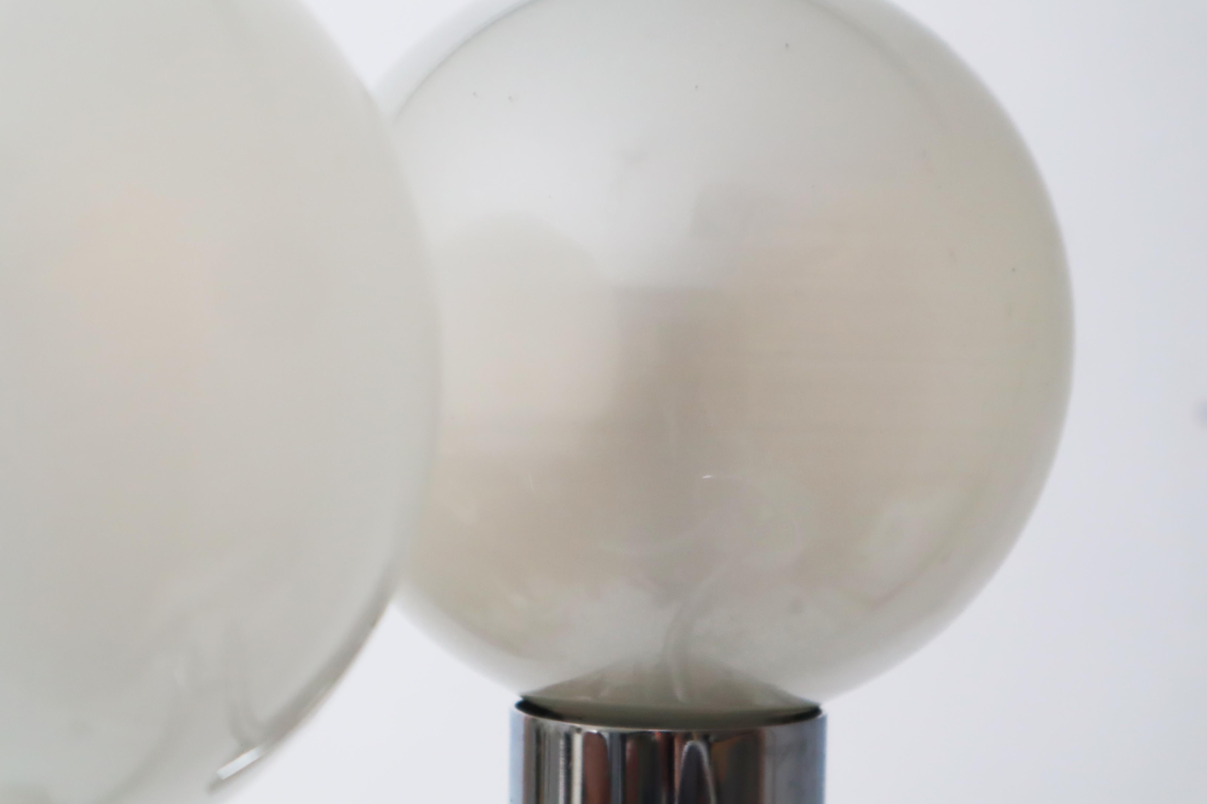 Large Shiny Pearl Set of 2 Wall Lights by Motoko Ishii, Germany 1970s For Sale 7