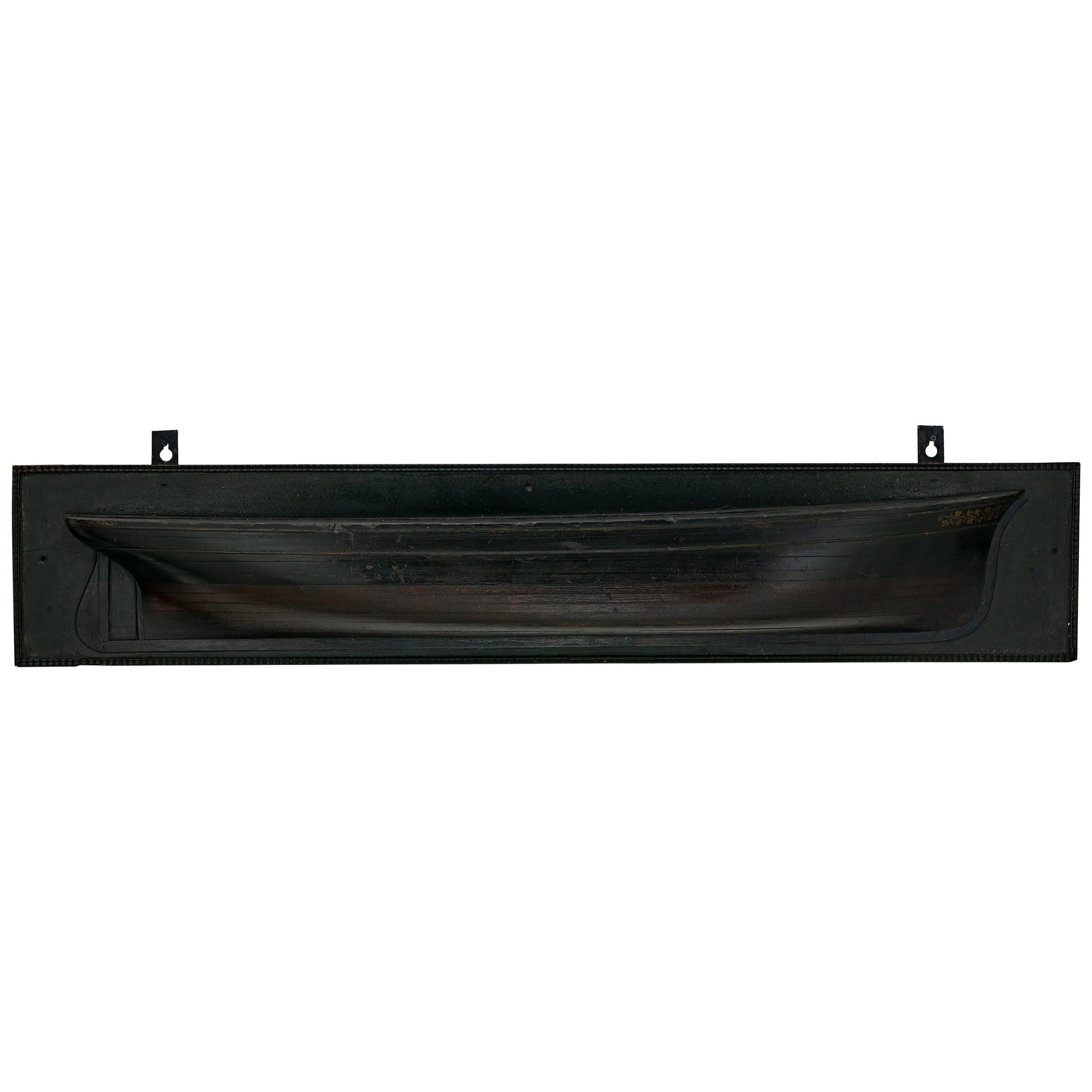 Large Ship Builder
s Half Hull Model