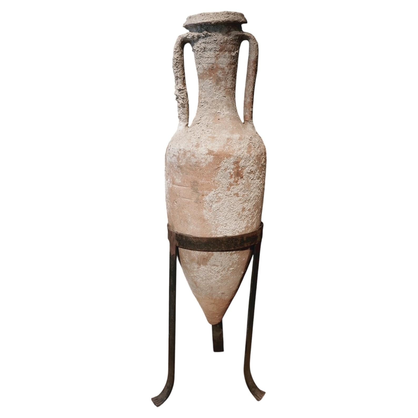 Große "Schiffswrack"-Weinamphora, altrömisch, ca. 1. bis 3. Jahrhundert n. Chr. im Angebot