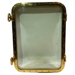 Used Large Ships Porthole of Solid Brass