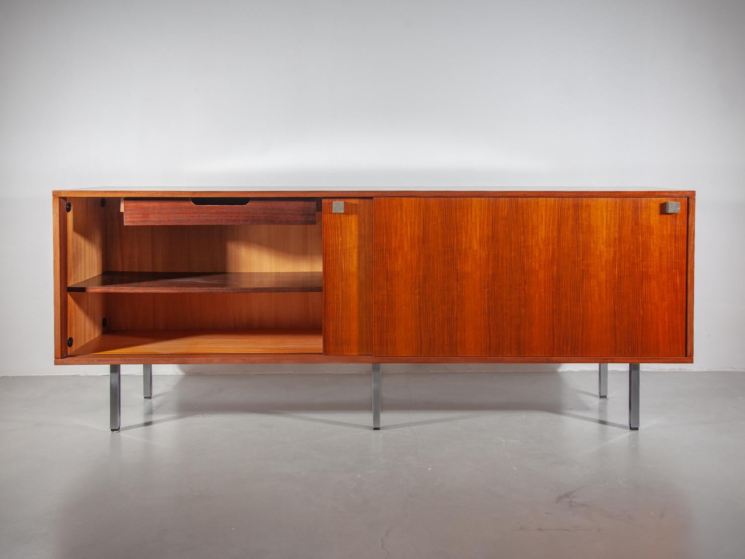 Hand-Crafted Large Sideboard 1961 designed by Alfred Hendricks for Belform For Sale